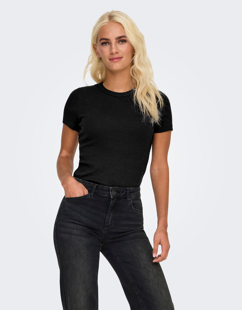 ONLY Val Rib Short Sleeve Tee