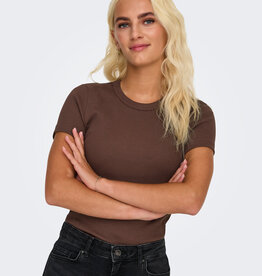 ONLY Val Rib Short Sleeve Tee