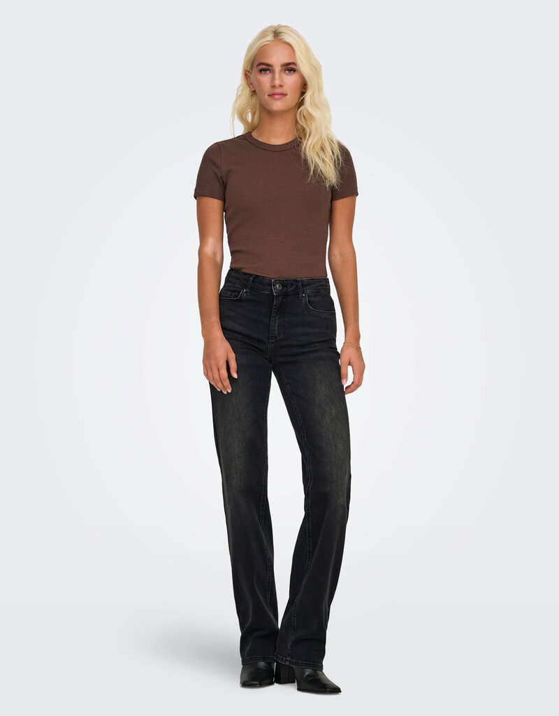 ONLY Val Rib Short Sleeve Tee