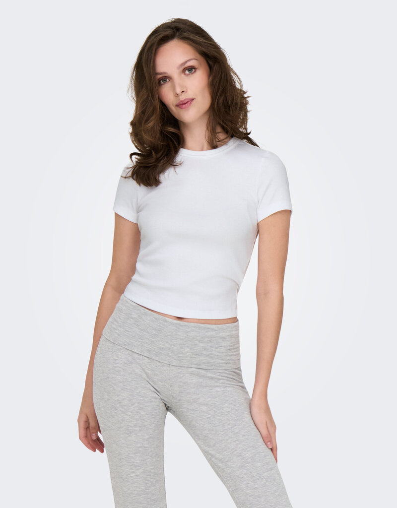 ONLY Val Rib Short Sleeve Tee