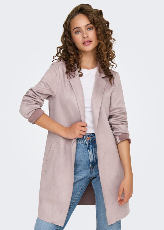 ONLY SOHO Faux Suede Coatigan