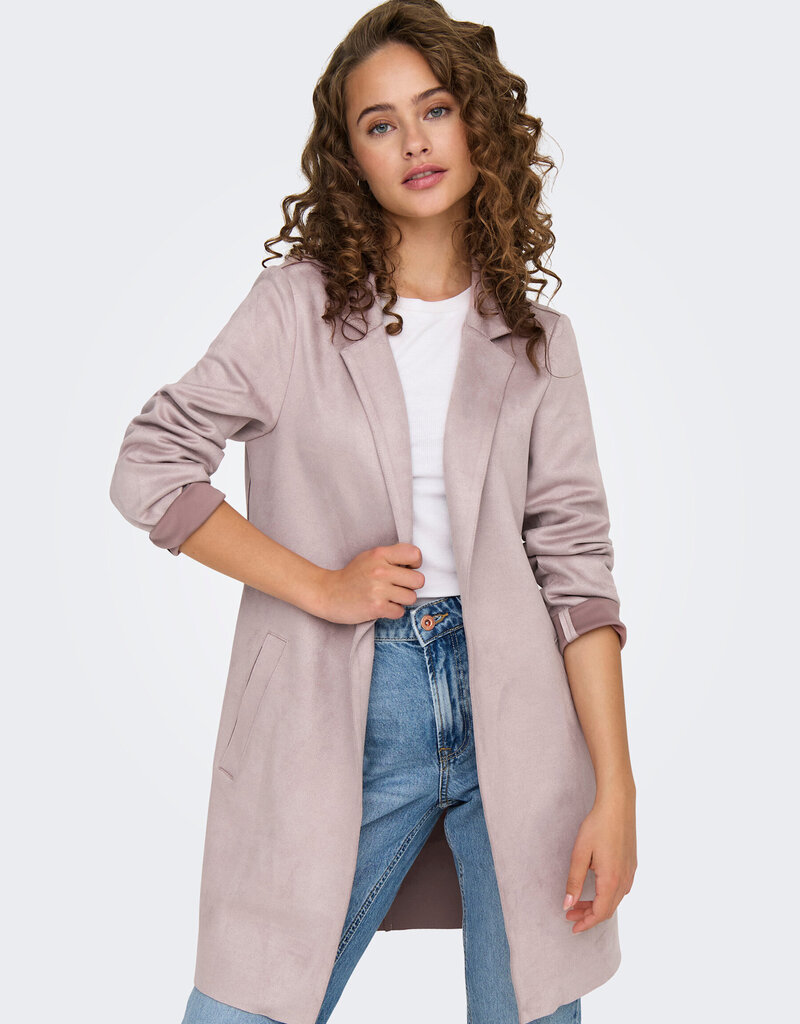 ONLY SOHO Faux Suede Coatigan