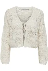 Pieces Beach Life Tie Knit Cardigan