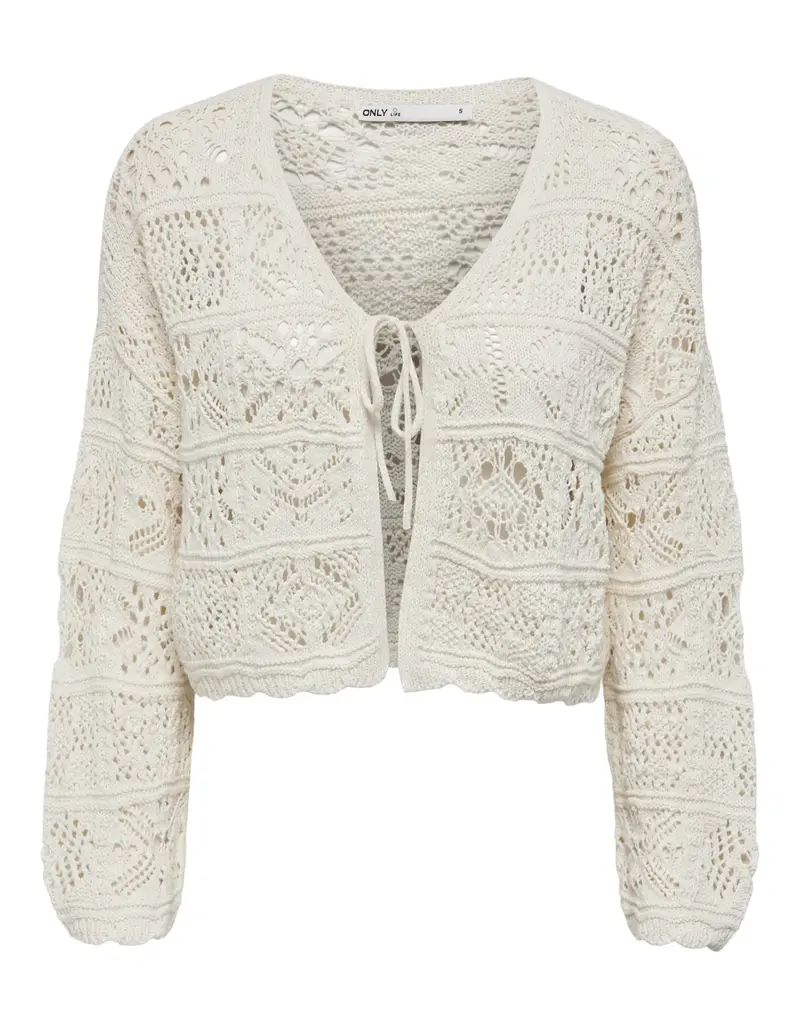 Pieces Beach Life Tie Knit Cardigan