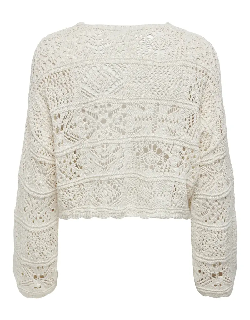 Pieces Beach Life Tie Knit Cardigan