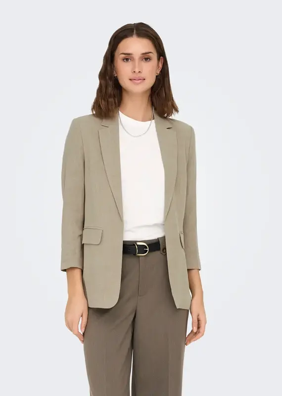 ONLY Solvi 3/4 Linen Blazer