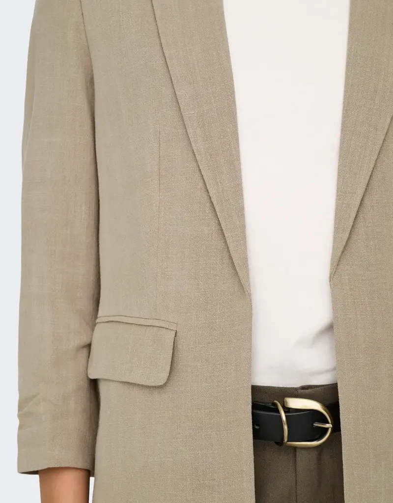ONLY Solvi 3/4 Linen Blazer