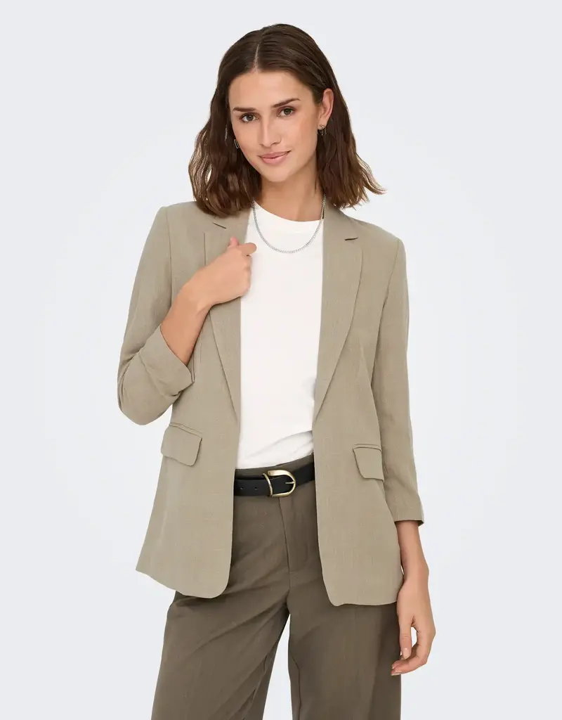 ONLY Solvi 3/4 Linen Blazer