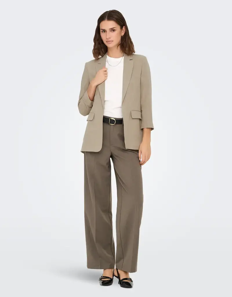 ONLY Solvi 3/4 Linen Blazer