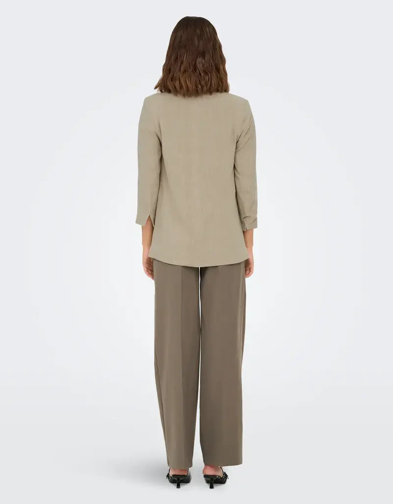 ONLY Solvi 3/4 Linen Blazer