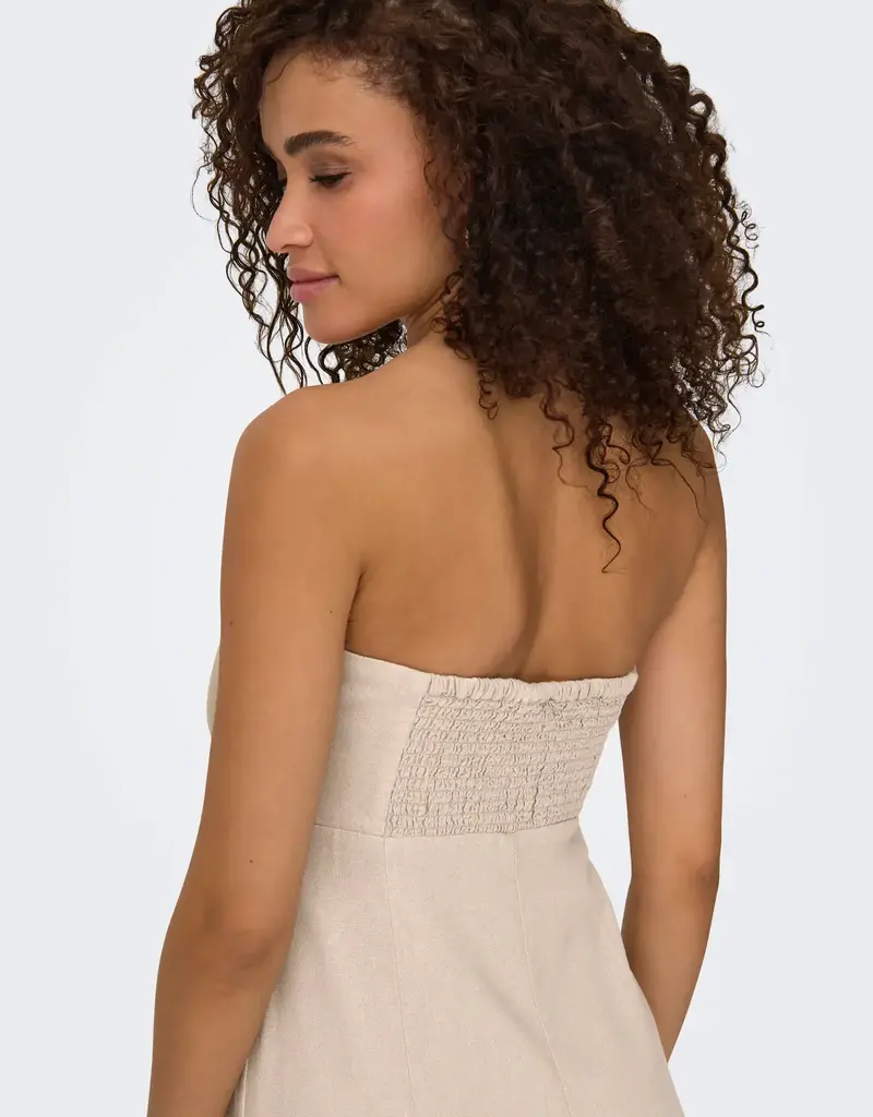 ONLY Caro Linen Tube Dress
