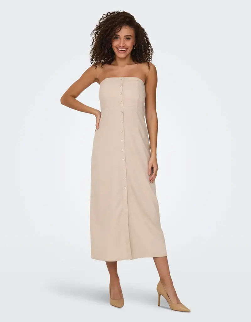 ONLY Caro Linen Tube Dress