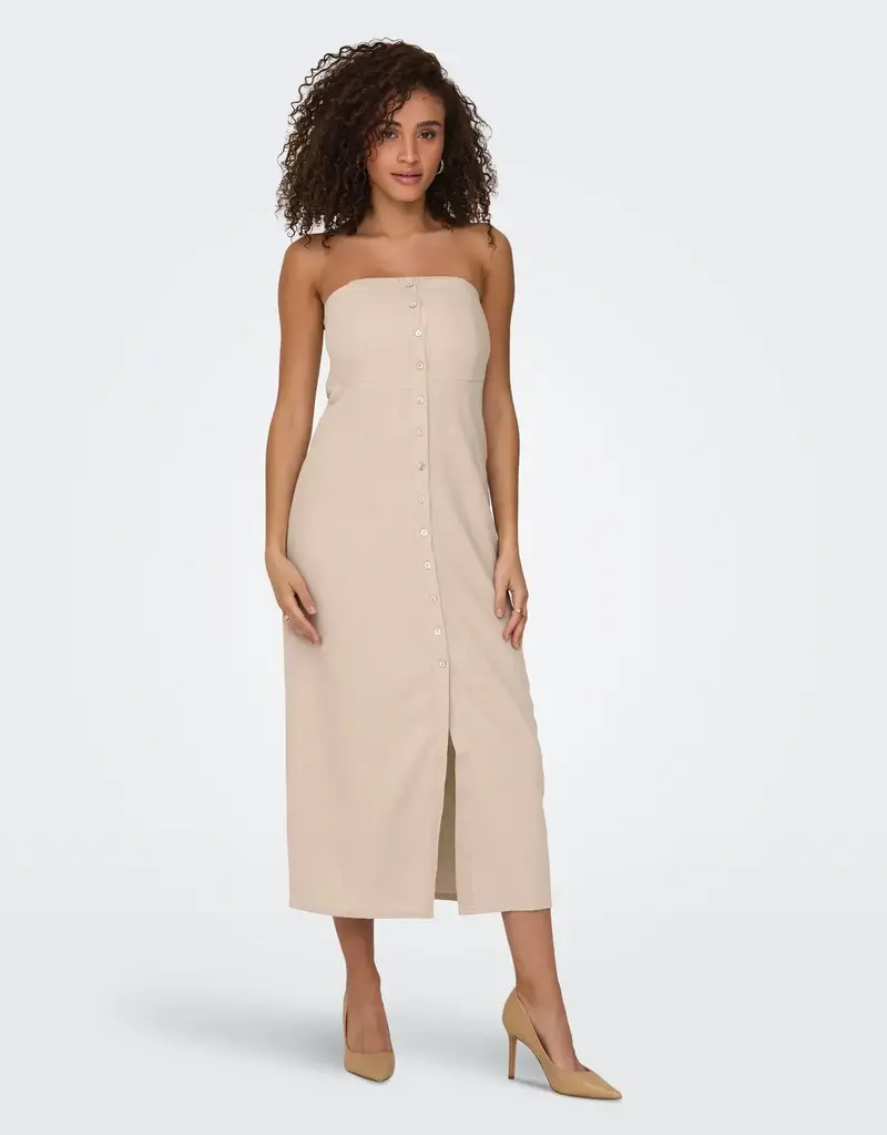 ONLY Caro Linen Tube Dress