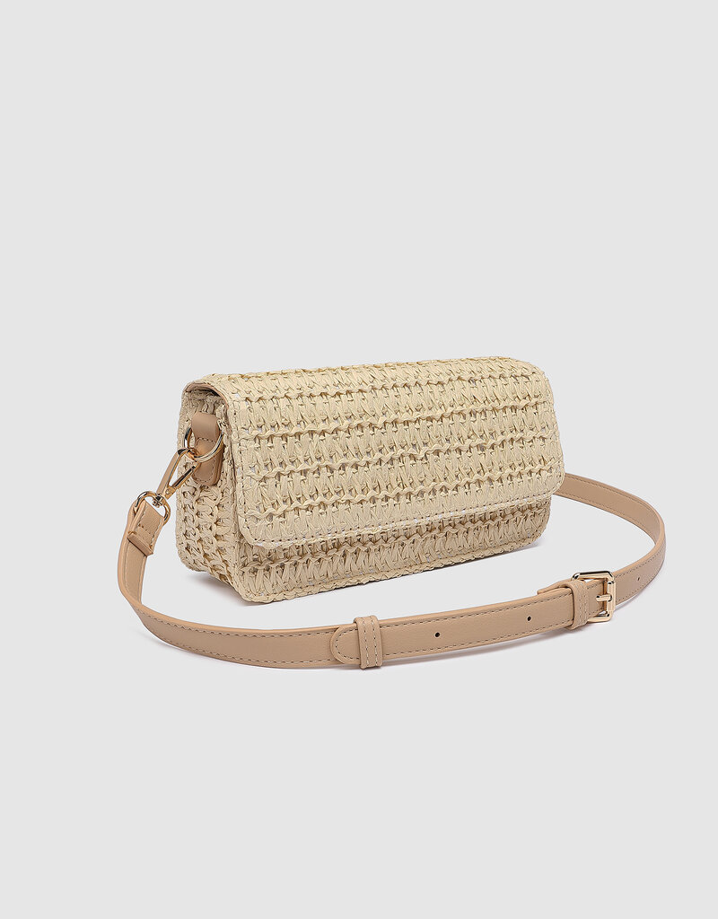 Louenhide Wholesale Freya Raffia Crossbody Bag