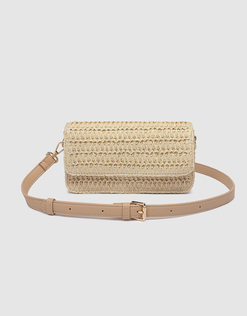 Louenhide Wholesale Freya Raffia Crossbody Bag