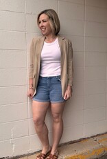 Pieces Peggy Mid Waist Shorts