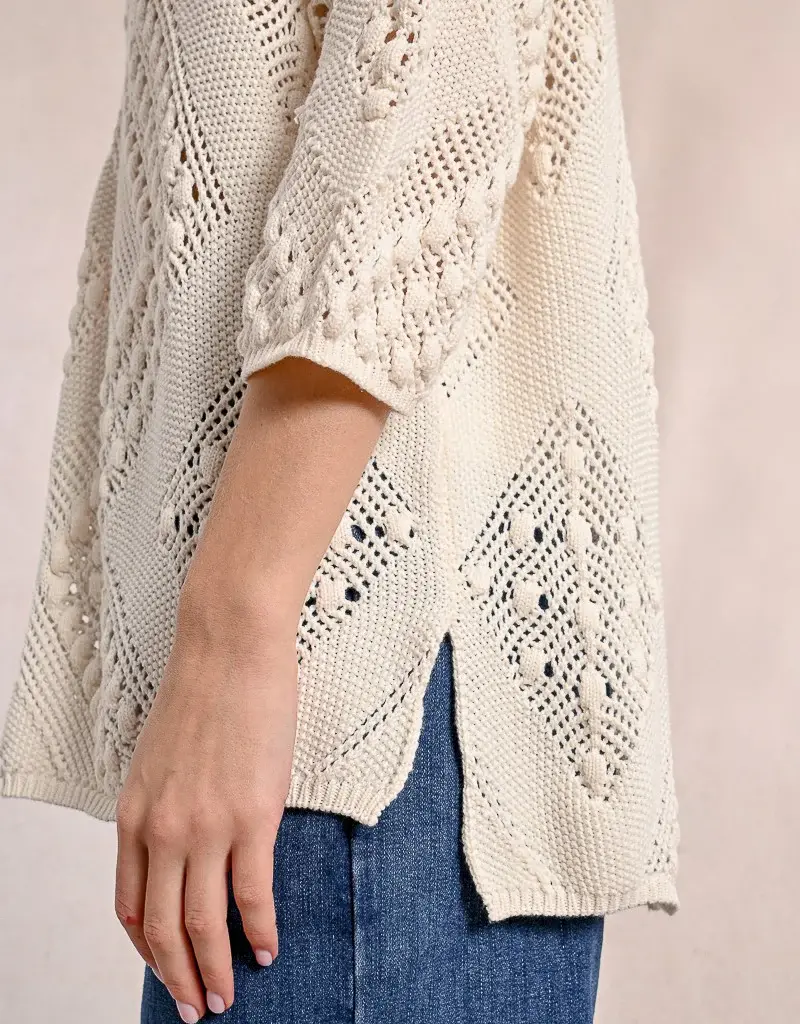 Molly Bracken Spring Crochet Stitch Sweater