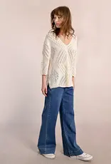 Molly Bracken Spring Crochet Stitch Sweater