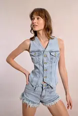 Molly Bracken Patty Denim Vest