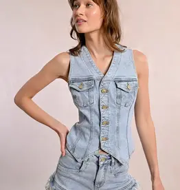 Molly Bracken Patty Denim Vest