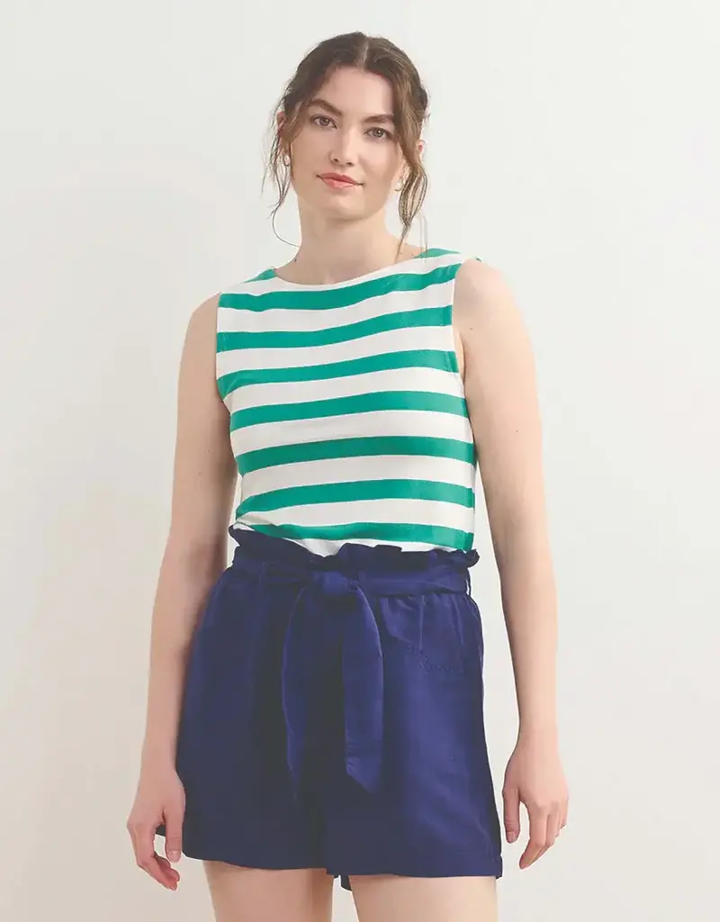Hatley Everyday Tank Sea Green Stripes