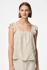 Pieces Pia Ruffle Sleeve Top