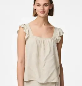 Pieces Pia Ruffle Sleeve Top