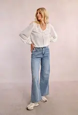Molly Bracken Wide Leg Denim - Light Wash