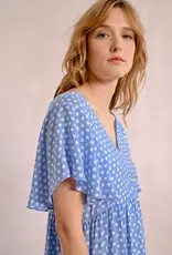 Molly Bracken Flared Polka Dot Dress