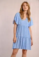 Molly Bracken Flared Polka Dot Dress