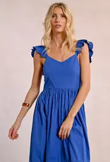 Molly Bracken Ruffle Sleeve Dress