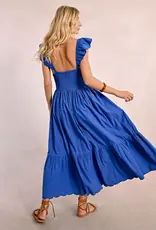 Molly Bracken Ruffle Sleeve Dress
