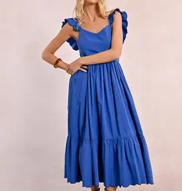 Molly Bracken Ruffle Sleeve Dress