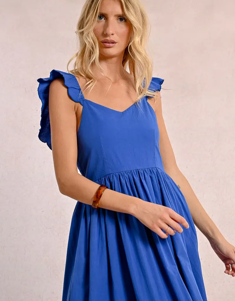 Molly Bracken Ruffle Sleeve Dress