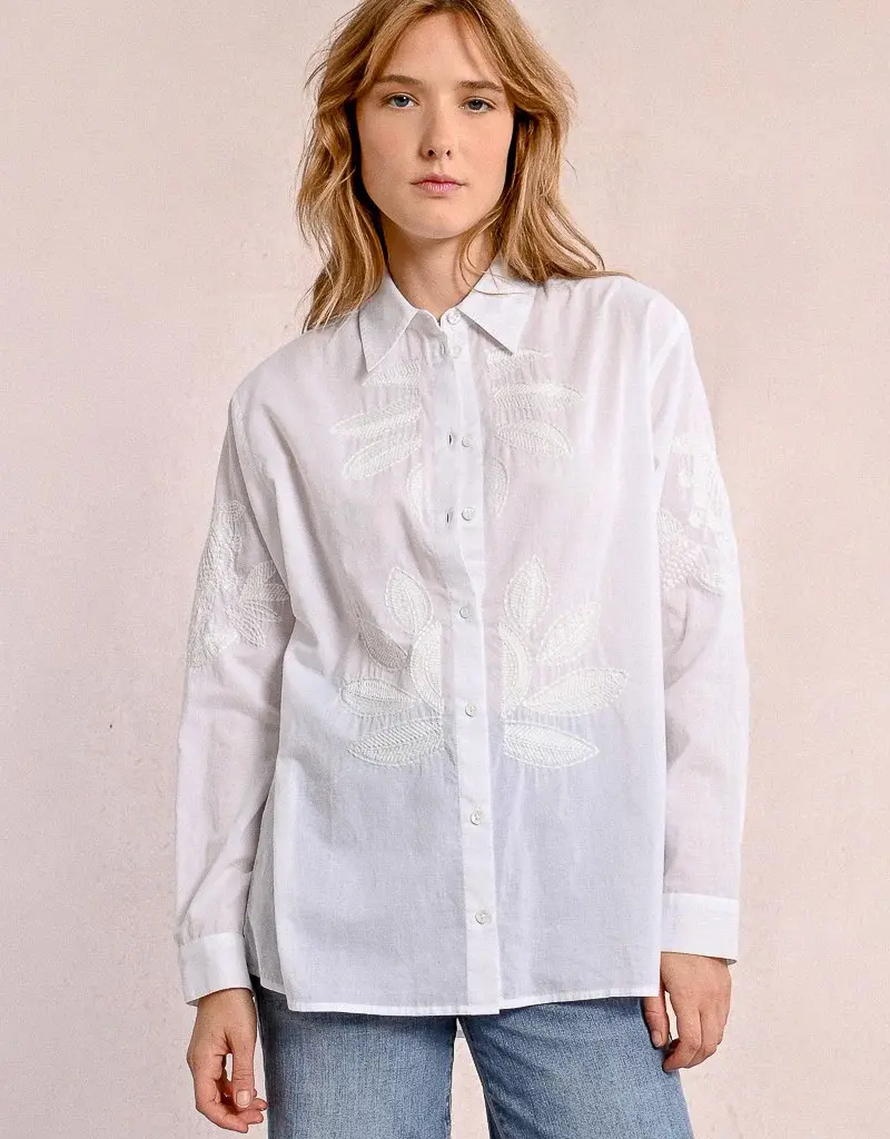Molly Bracken Embroidered Button Shirt