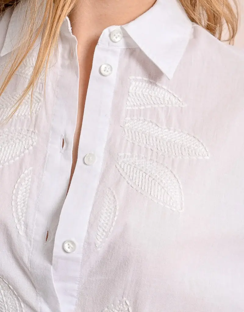 Molly Bracken Embroidered Button Shirt