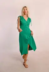 Molly Bracken Jade Flowy Mid-Length Dress
