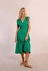 Molly Bracken Jade Flowy Mid-Length Dress