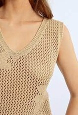 Molly Bracken Flower Crochet Tank