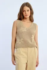 Molly Bracken Flower Crochet Tank