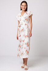 ANGELEYE Floral Wrap Dress