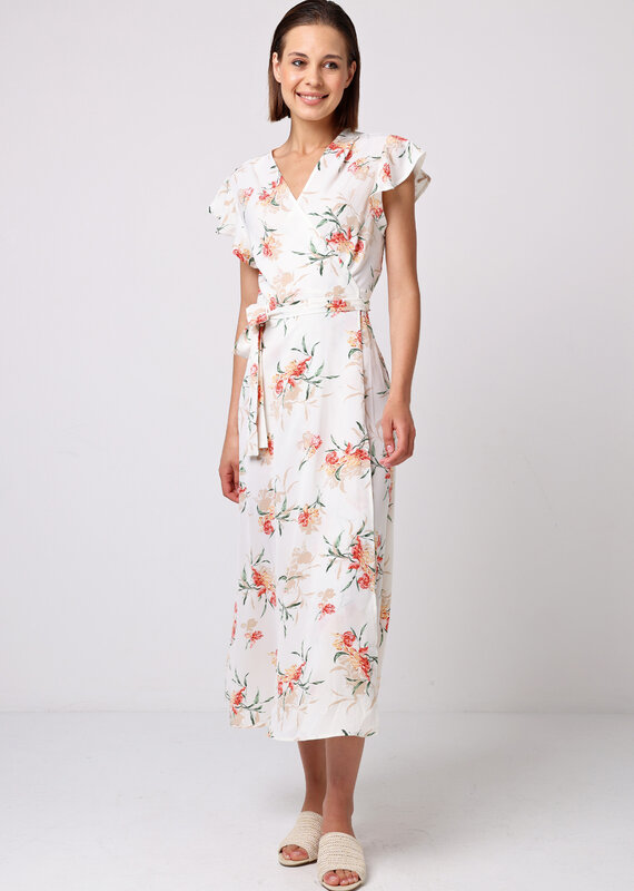 ANGELEYE Floral Wrap Dress