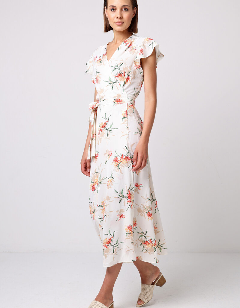 ANGELEYE Floral Wrap Dress