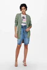 ONLY Lesly Long Sleeve Open Cardigan - Basil