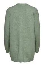 ONLY Lesly Long Sleeve Open Cardigan - Basil