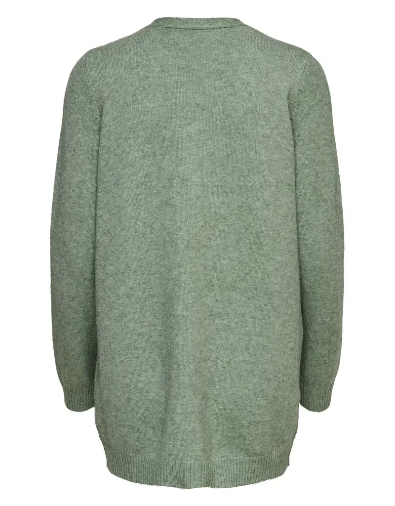 ONLY Lesly Long Sleeve Open Cardigan - Basil