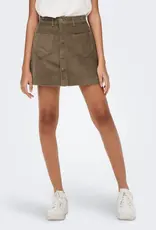 ONLY Amazing Global High Waist Cord Skirt