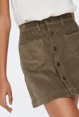 ONLY Amazing Global High Waist Cord Skirt