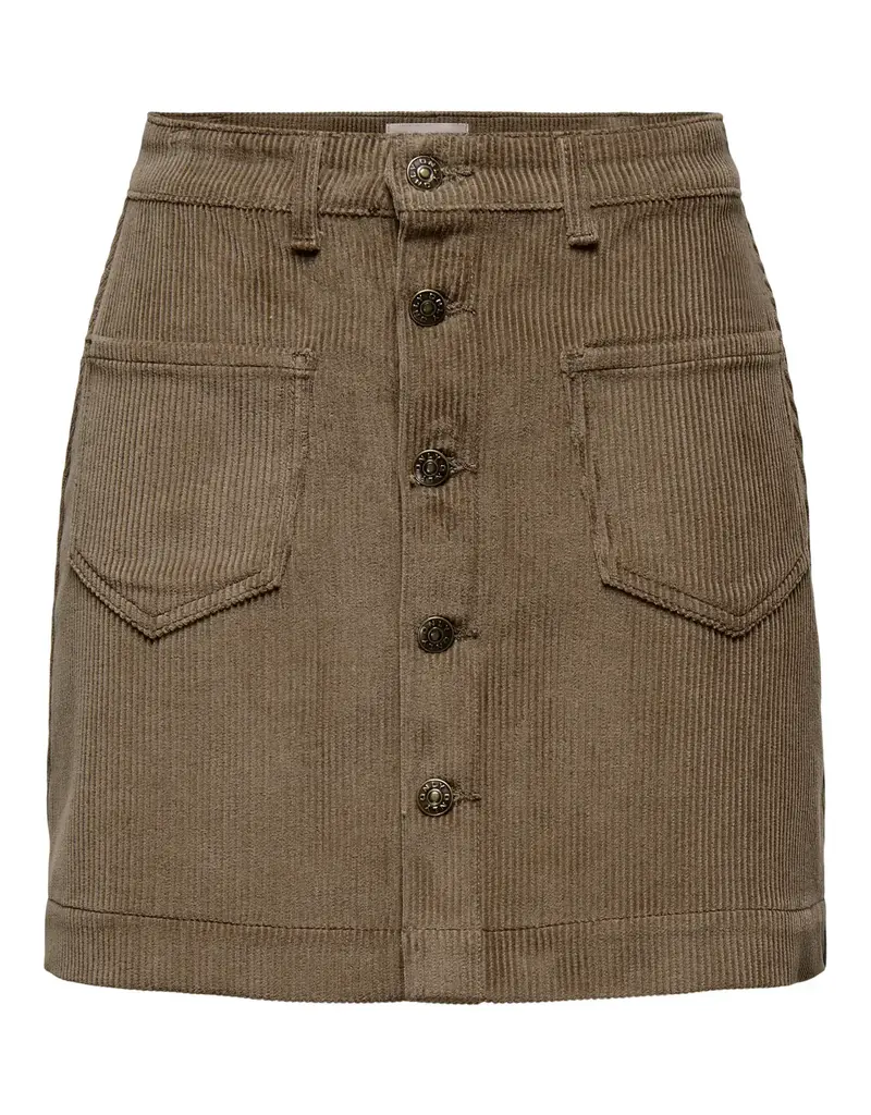 ONLY Amazing Global High Waist Cord Skirt