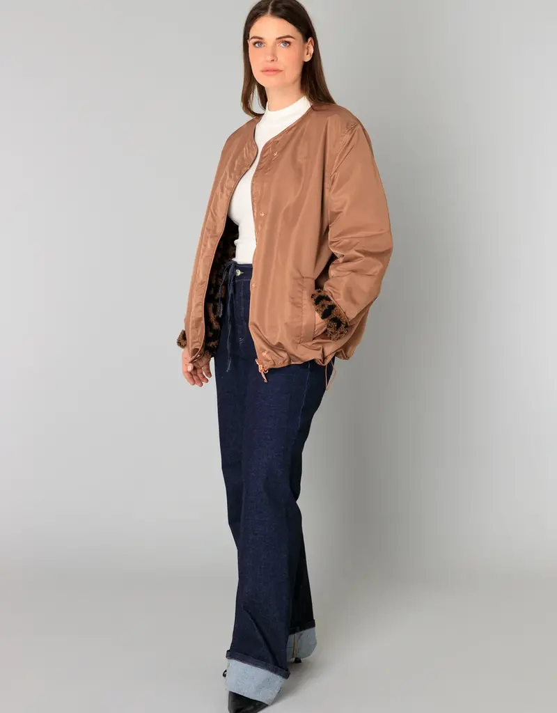 YEST Zinaida Reversibe Leopard Jacket
